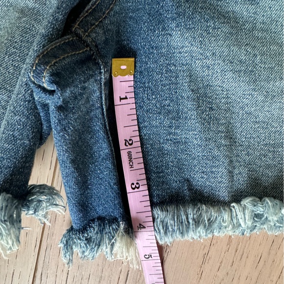 NEW Pistola Devin High Rise mom Jean Short Cutoff in Bluegrass - Picture 8 of 10